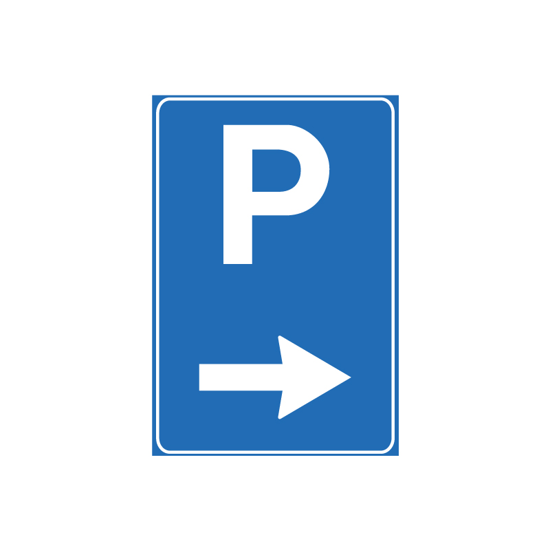 PREAVVISO DI PARCHEGGIO F.77C CARTELLO LAMIERA SCATOLATA 40X60 CM CLASSE 1