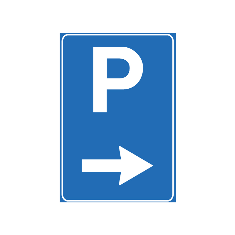 PREAVVISO DI PARCHEGGIO F.77C CARTELLO LAMIERA SCATOLATA 60X90 CM CLASSE 1