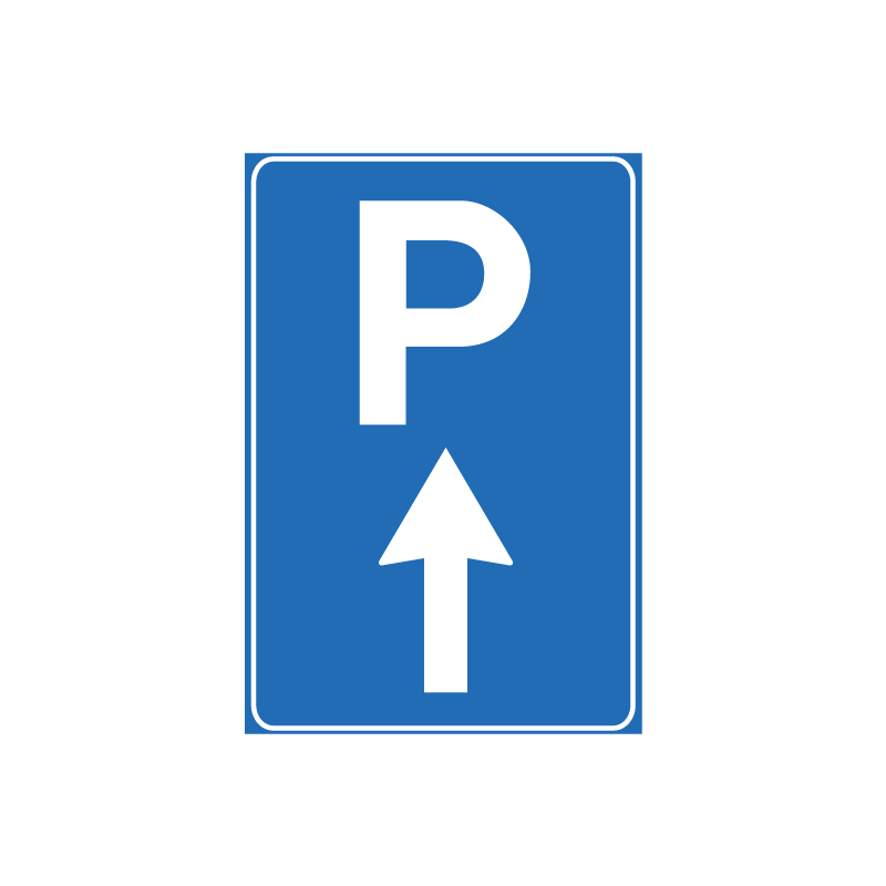 PREAVVISO DI PARCHEGGIO FIG.77E CARTELLO LAMIERA SCATOLATA 40X60 CM CLASSE 1