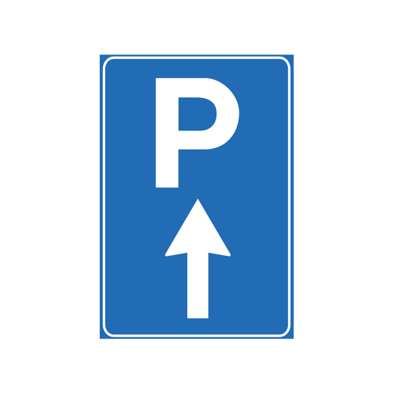 PREAVVISO DI PARCHEGGIO FIG.77E CARTELLO LAMIERA SCATOLATA 60X90 CM CLASSE 1