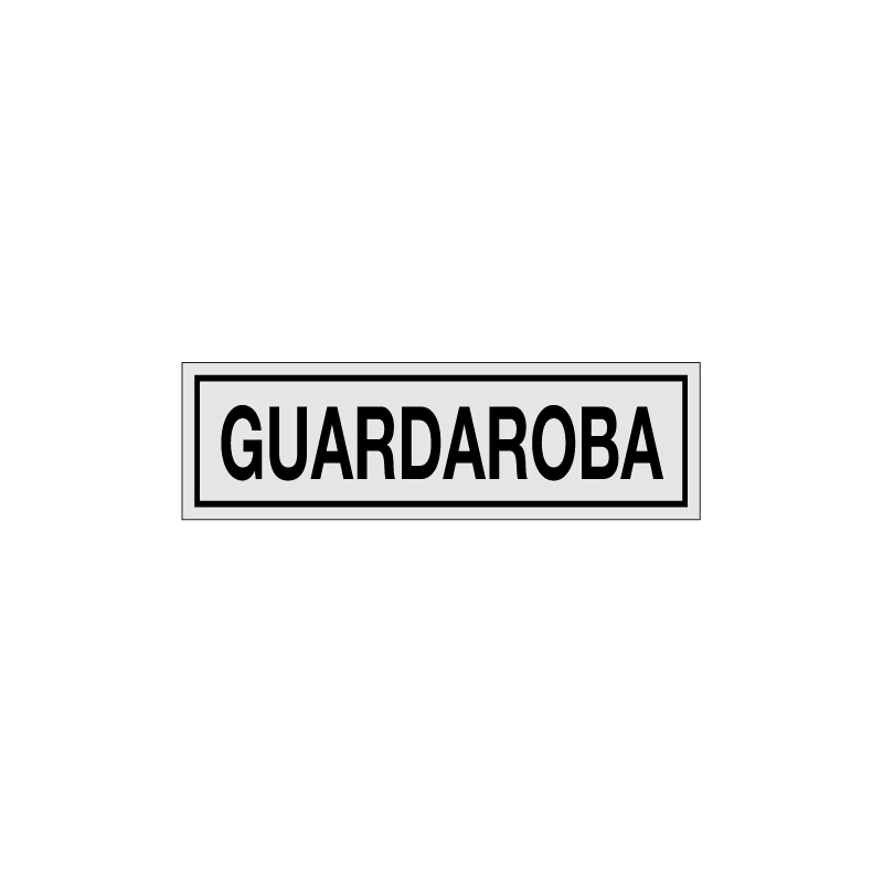 GUARDAROBA ADESIVO ALLUM. 165X50 INDICAZIONE