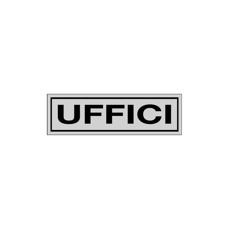 UFFICI ADESIVO ALLUM. 165X50 INDICAZIONE