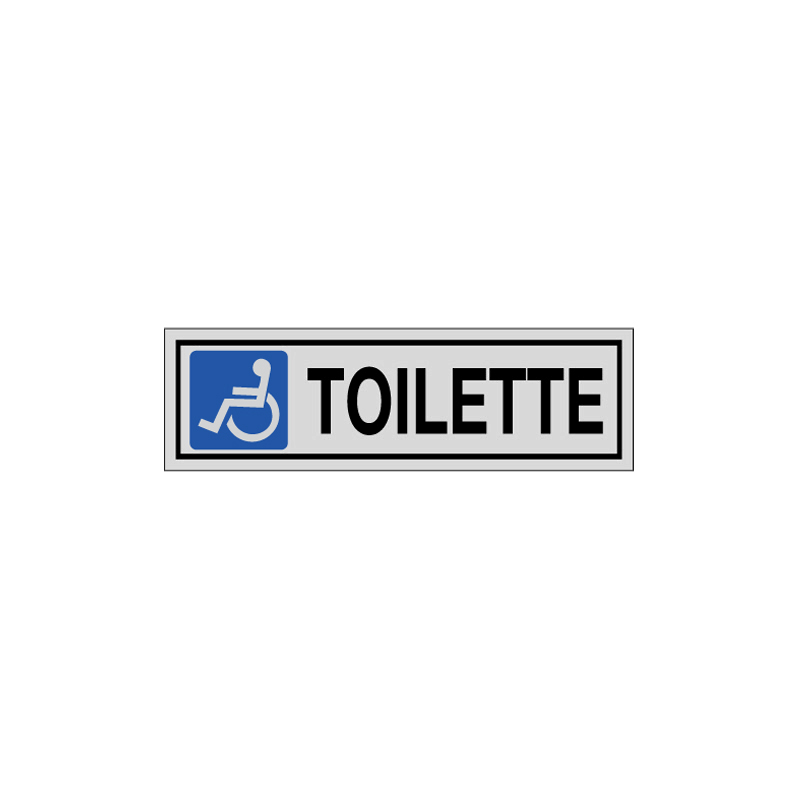 TOILETTE DISABILE ADESIVO ALLUM. 165X50 INDICAZIONE