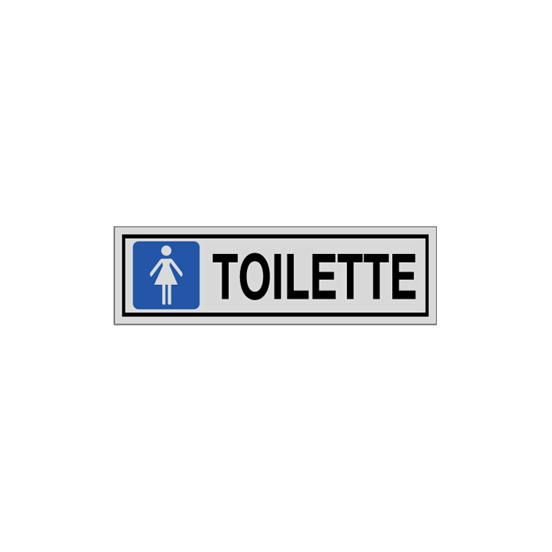 TOILETTE DONNA ADESIVO ALLUM. 165X50 INDICAZIONE