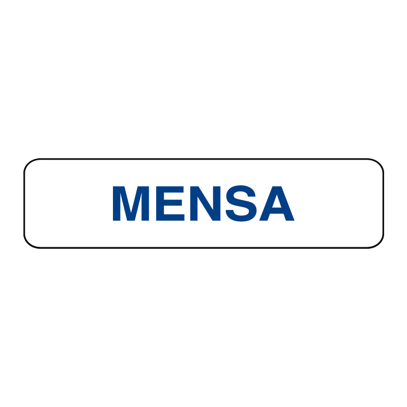 MENSA CARTELLO ALLUM. 290X80 INDICAZIONE