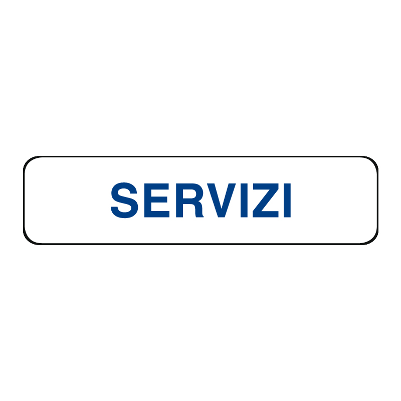 SERVIZI CARTELLO ALLUM. 290X80 INDICAZIONE