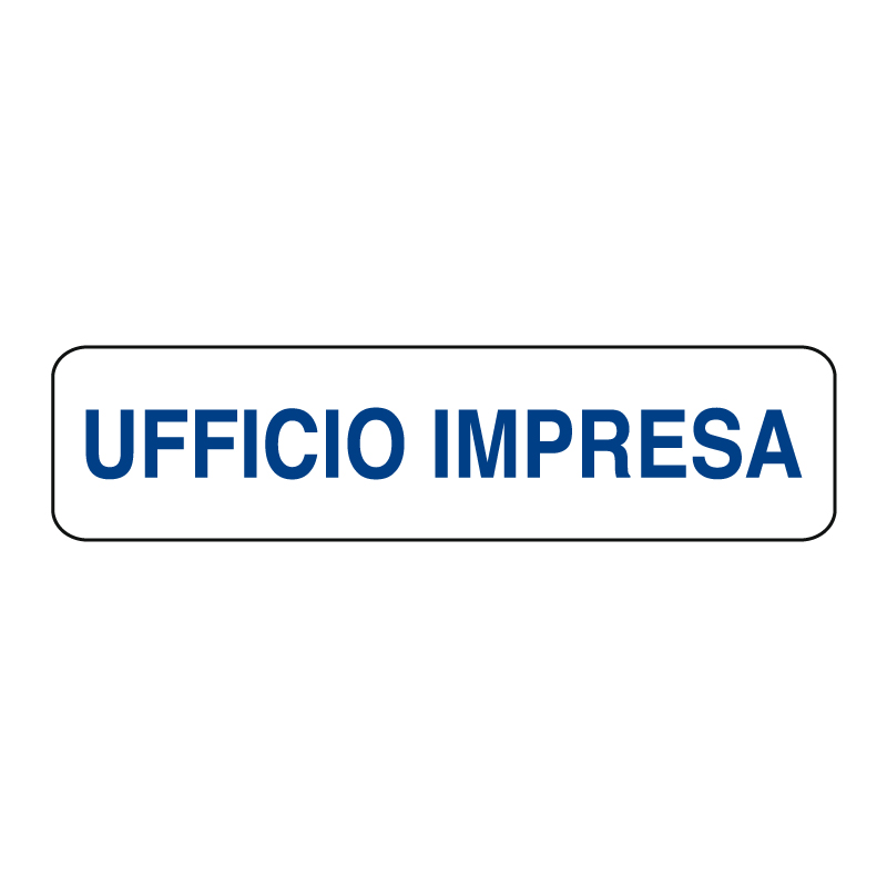 UFFICIO IMPRESA CARTELLO ALLUM. 290X80 INDICAZIONE