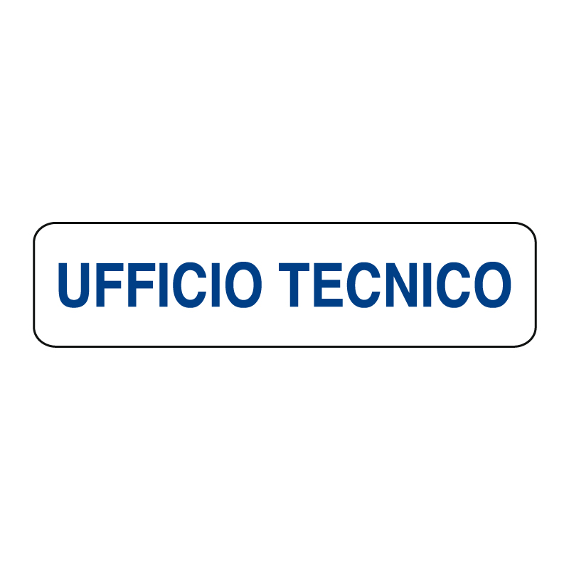 UFFICIO TECNICO CARTELLO ALLUM. 290X80 INDICAZIONE
