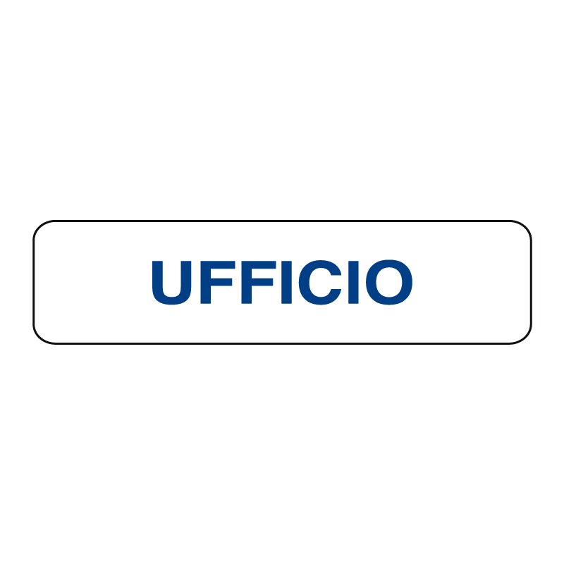 UFFICIO CARTELLO ALLUM. 290X80 INDICAZIONE