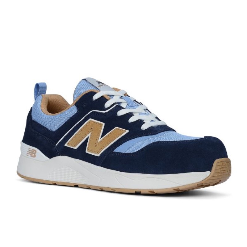 SCARPA NB ELITE LITE BLU ESD S1P BASSA IN PELLE EN 20345