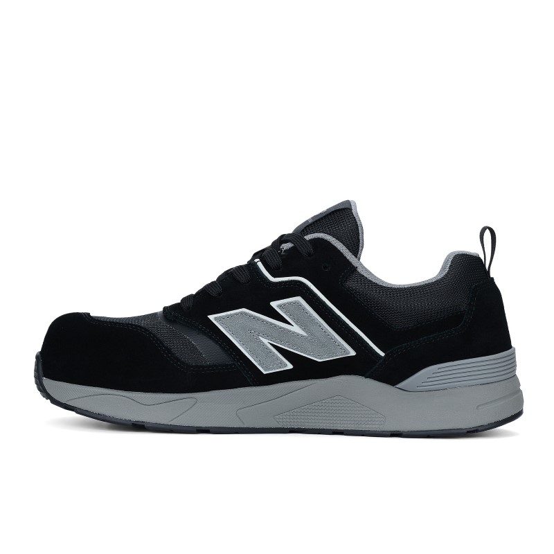 SCARPA NB ELITE LITE NERA ESD S1P BASSA IN PELLE EN 20345