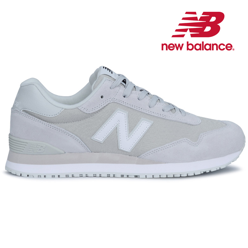 SCARPA NB NEW BALANCE 515 GRIGIO ESD O1 IN PELLE BASSA EN 20347