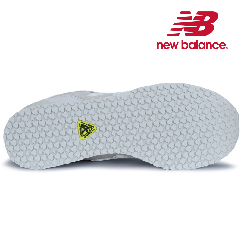 SCARPA NB NEW BALANCE 515 GRIGIO ESD O1 IN PELLE BASSA EN 20347