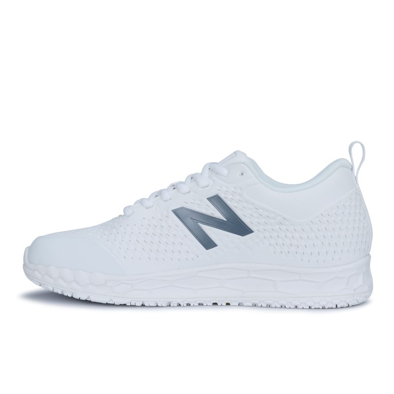 SCARPA NB NEW BALANCE 906 SR BIANCO OB E IN PELLE BASSA EN 20347