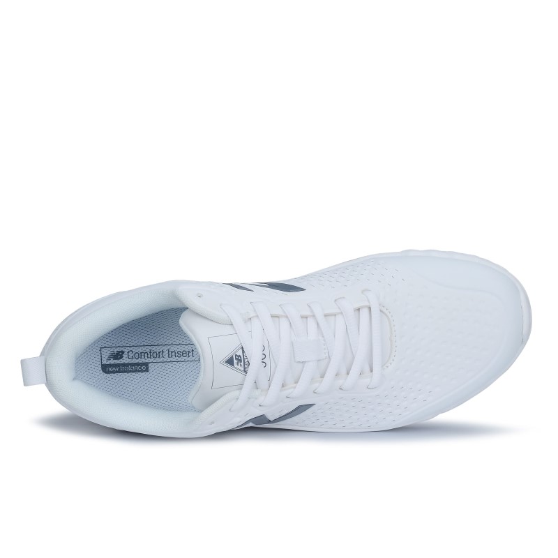 SCARPA NB NEW BALANCE 906 SR BIANCO OB E IN PELLE BASSA EN 20347