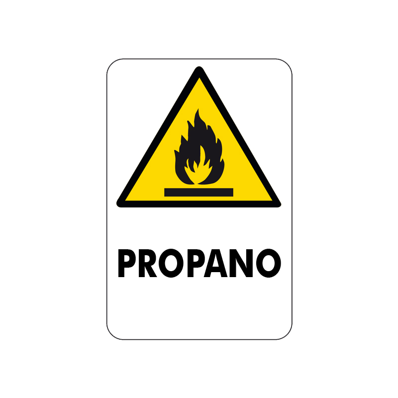 PROPANO CARTELLO ALLUMINIO 200X300 PERICOLO
