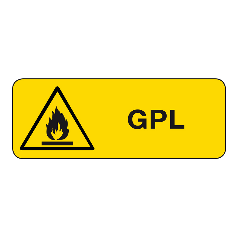 GPL CARTELLO ALLUMINIO 330X125 PERICOLO