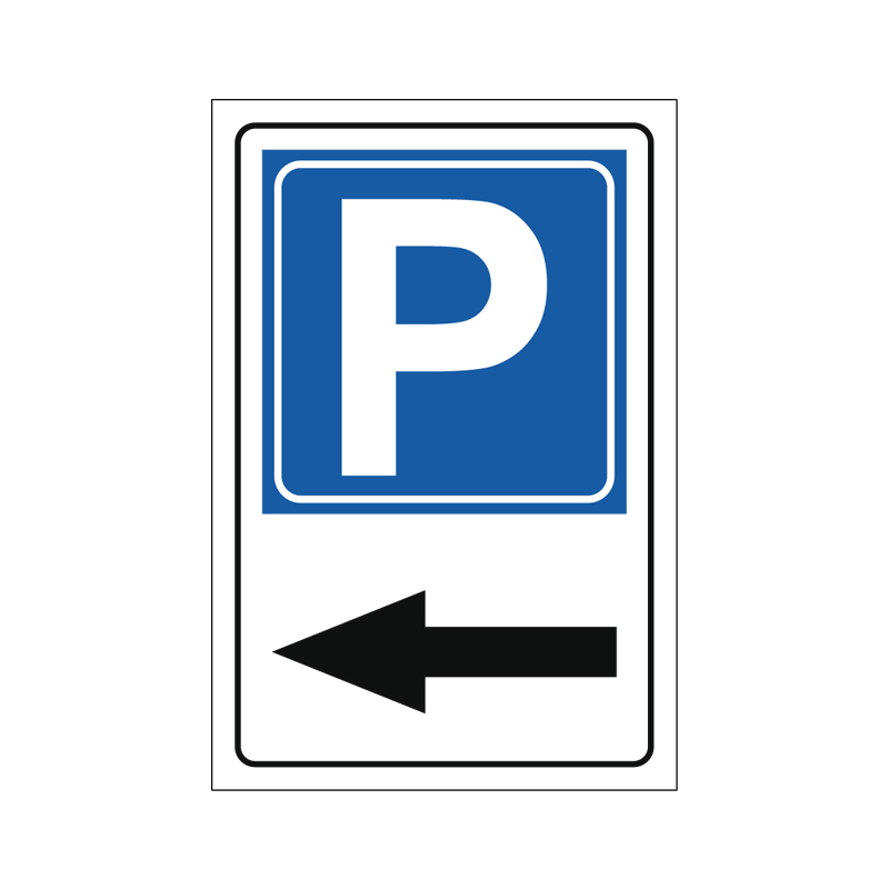PARCHEGGIO FRECCIA A SX CARTELLO SCATOLATO 250X450 PROP. PRIVATA