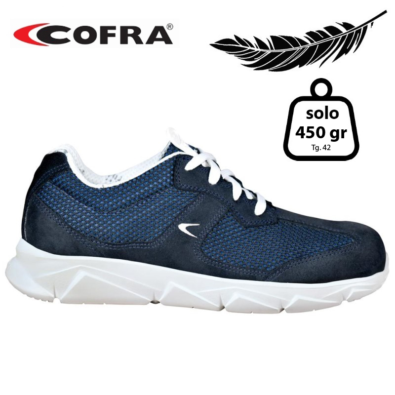 COFRA Cofra BALANCE BLUE S1P SRC scarpe antinfortunistiche da lavoro basse traspiranti 