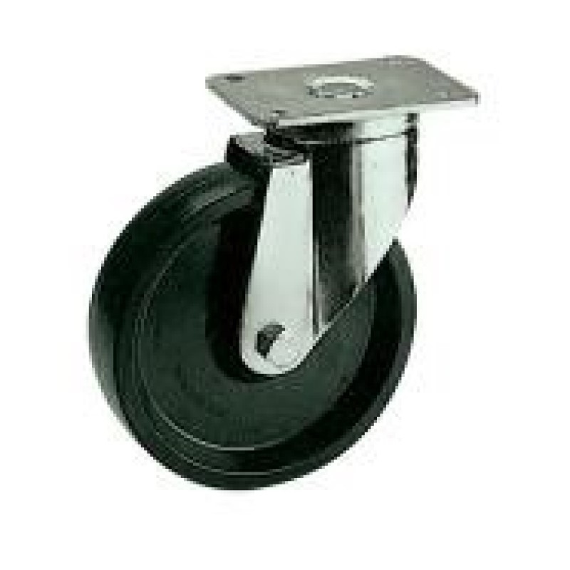 RUOTA RESINA FENOLICAPER DIAMETRO 100 SUPPORTO GIREVOLE SERIE PESANTE