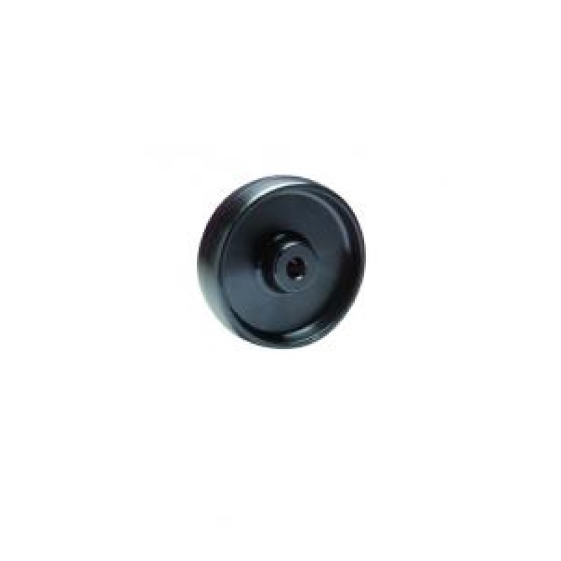 RUOTA NYLON NERO DIAMETRO  125 MOZZO  SU RULLI TIPO PESANTE
