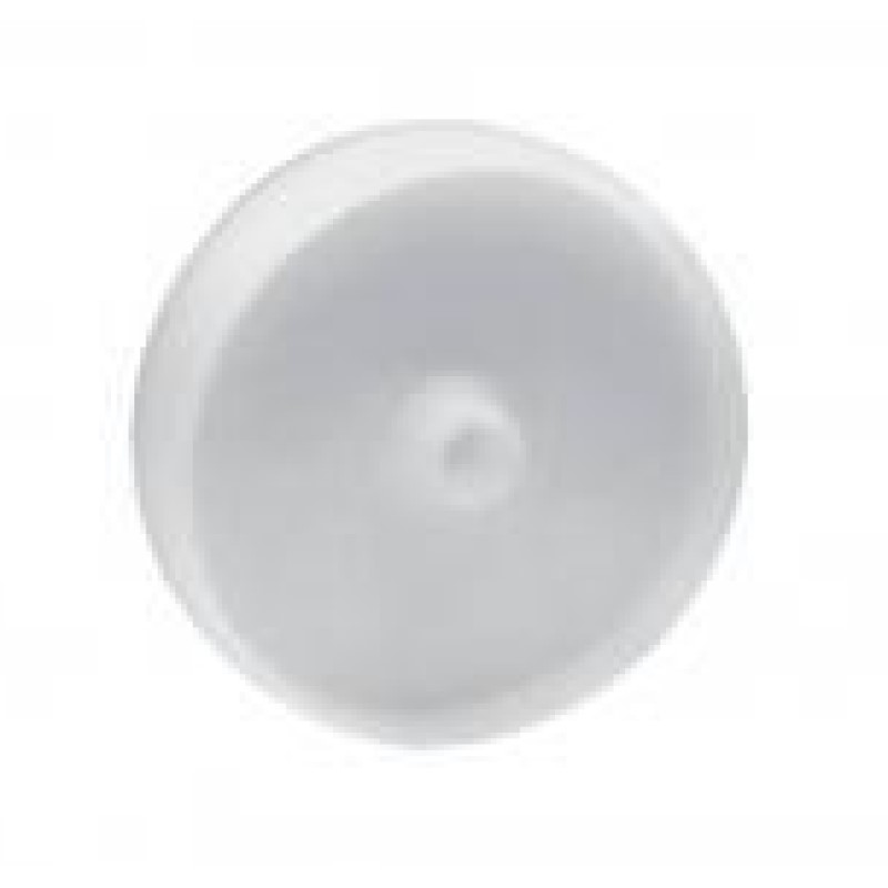 RUOTA NYLON BIANCO MOZZO A FORO LISCIO  D.65