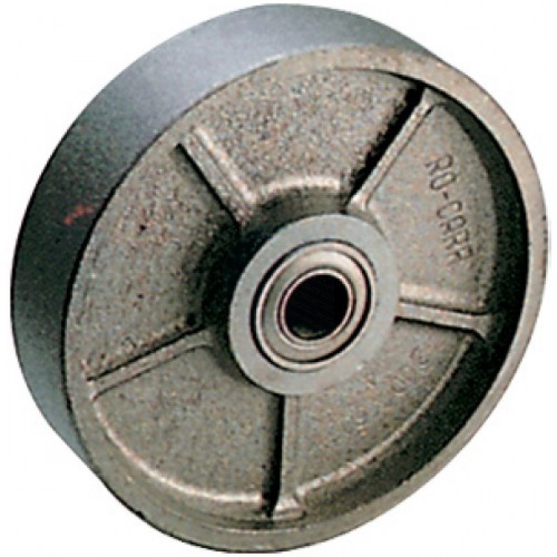RUOTA IN GHISA CUSCINETTI DIAMETRO  130X30