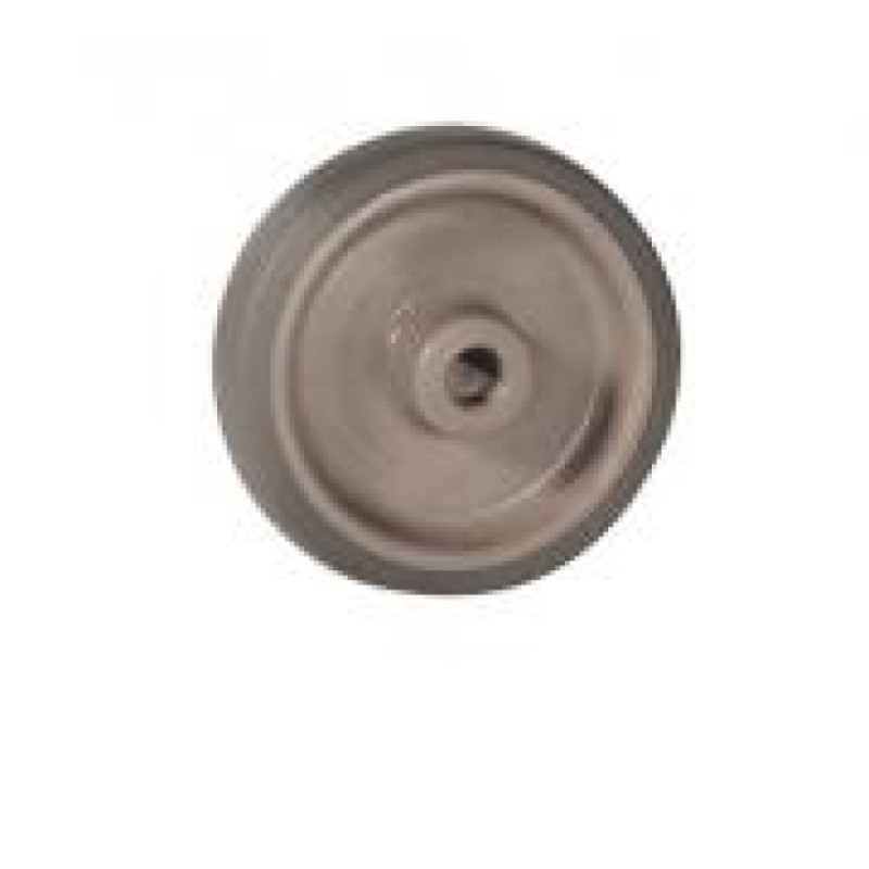 RUOTA NYLON GOMMA GRIGIA D.160 BOCCOLA
