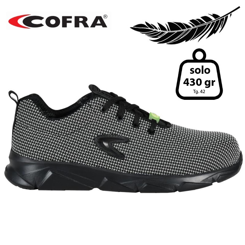 SCARPA BASSA SATURN COFRA S3 IN TESSUTO  IDROREPELLENTE SUOLA ULTRALEGGERA SRC
