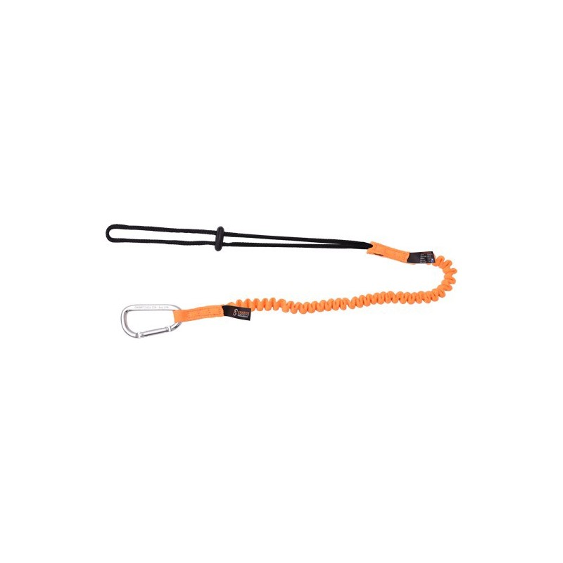 CORDINO ELASTICO PORTA ATTREZZI ELASTICO C/MOSCHETTONE MAX 1,30MT ANTICADUTA ATTR