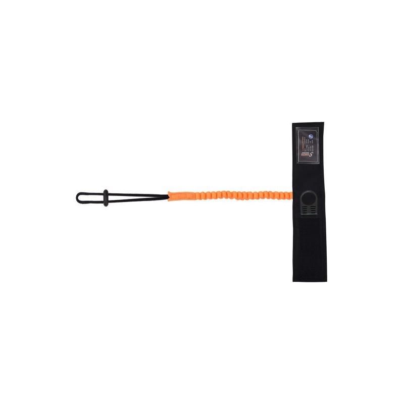 CORDINO DA POLSO ELASTICO PER ATTREZZI CON FISSAGGIO AL POLSO MAX 50CM VELCRATO