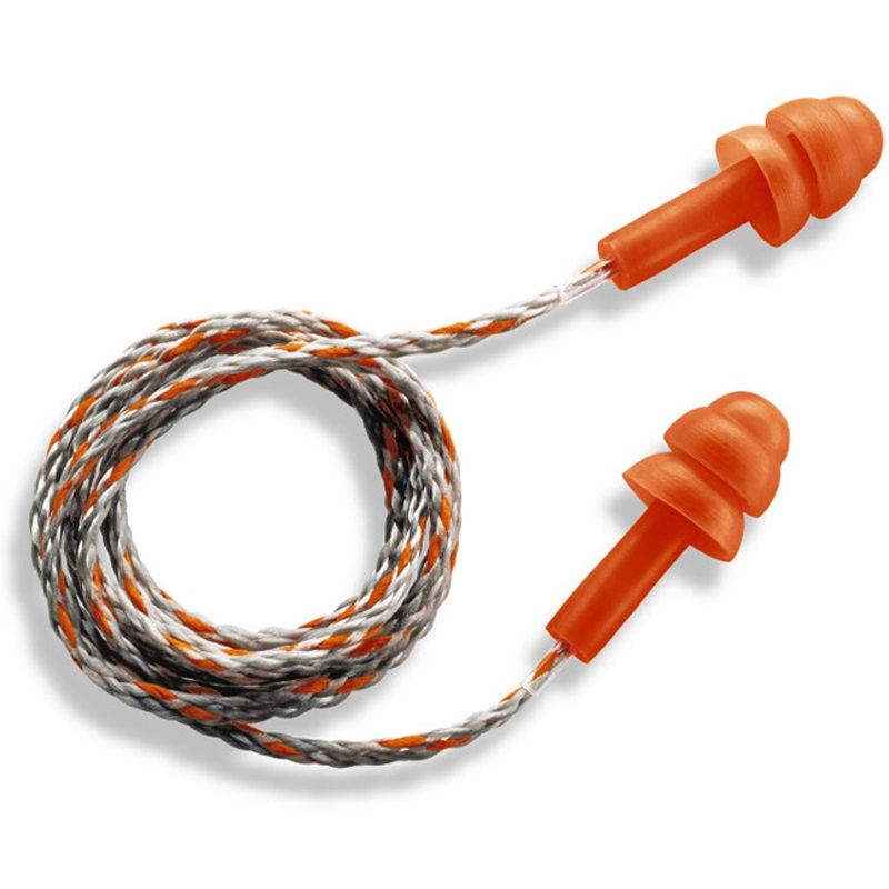 TAPPI UVEX UX2111-201 CE EN352-2 SNR23DB RIUTILIZZABILI LAVABILI CON CORDINO