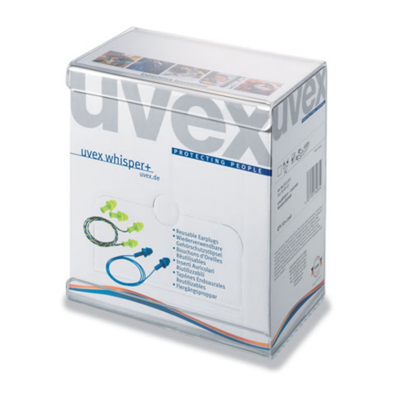 TAPPI UVEX UX2111-201 CE EN352-2 SNR23DB RIUTILIZZABILI LAVABILI CON CORDINO