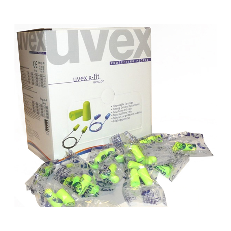 TAPPI UVEX X-FIT CE EN 352-2 SNR 37 DB SOFFICE POLIMERO ANTIALLERGICO CONF. 200